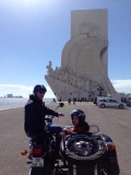 Lisbon touring in a Sidecar